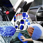 20PCS Car Detailing Brush Kit Wheel, Tire & Drill Cleaning Brush Set