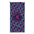 No Scotland No Party Blue & Pink Retro Pattern - Golf Towel