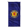 No Scotland No Party - Blue Tartan - Golf Towel