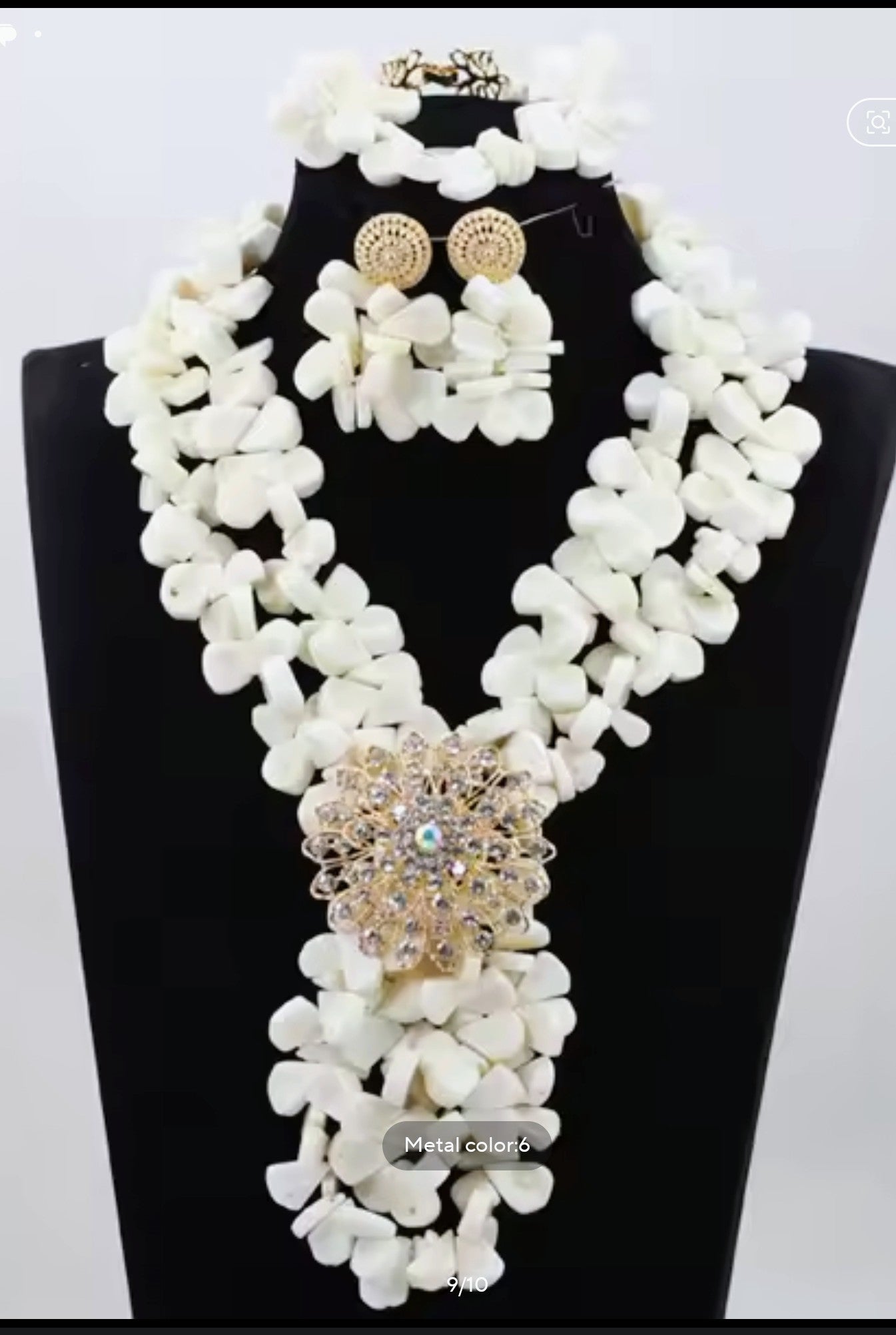 Fabulous African Beads Jewelry Set Latest Coral Beads Necklace Set Wholesale