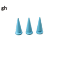Metal Pup Hood Spikes 10 Pack Sky Blue 10x24mm