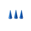 Metal Pup Hood Spikes 10 Pack Blue 10x24mm