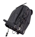 Pu Leather Zipper Blackout Hood