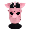 PU Leather Harness Hood
