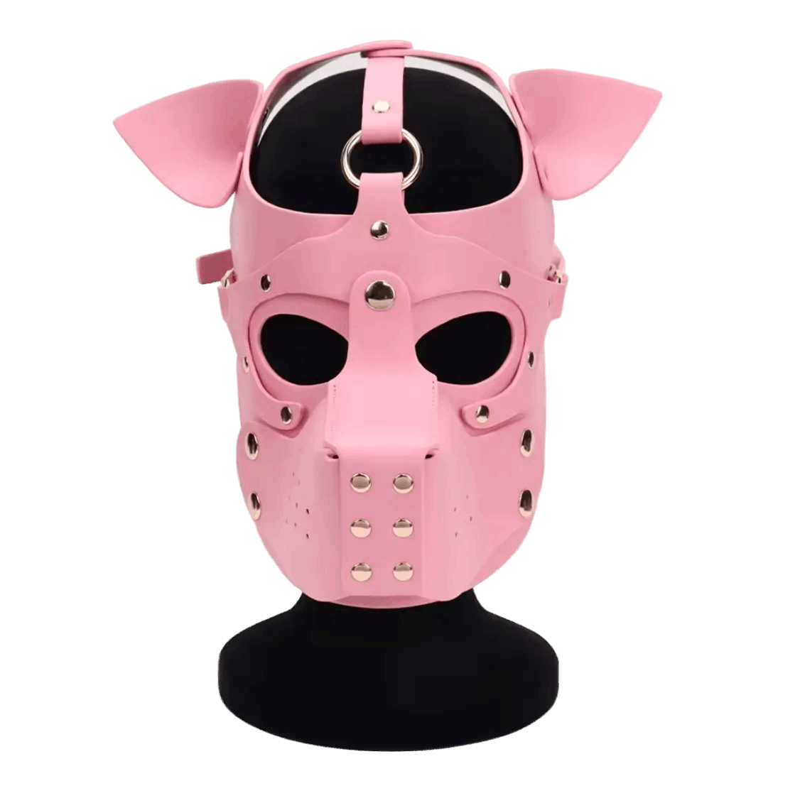 PU Leather Harness Hood
