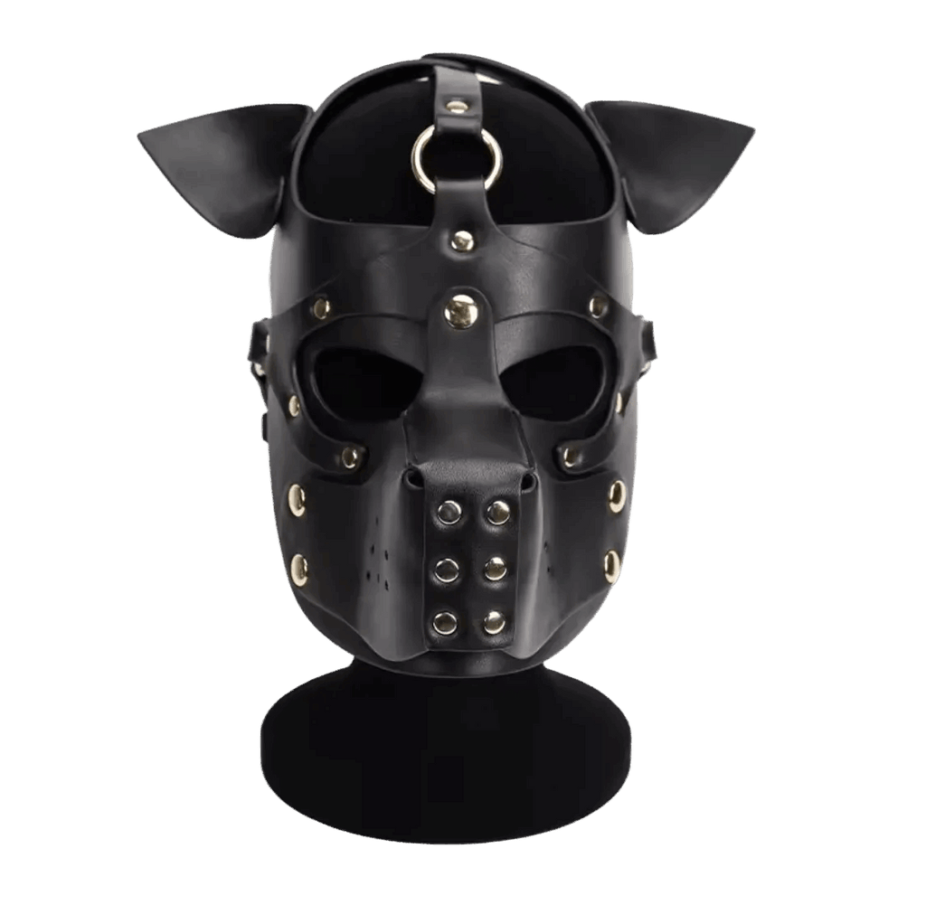 PU Leather Harness Hood
