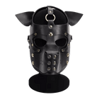 PU Leather Harness Hood