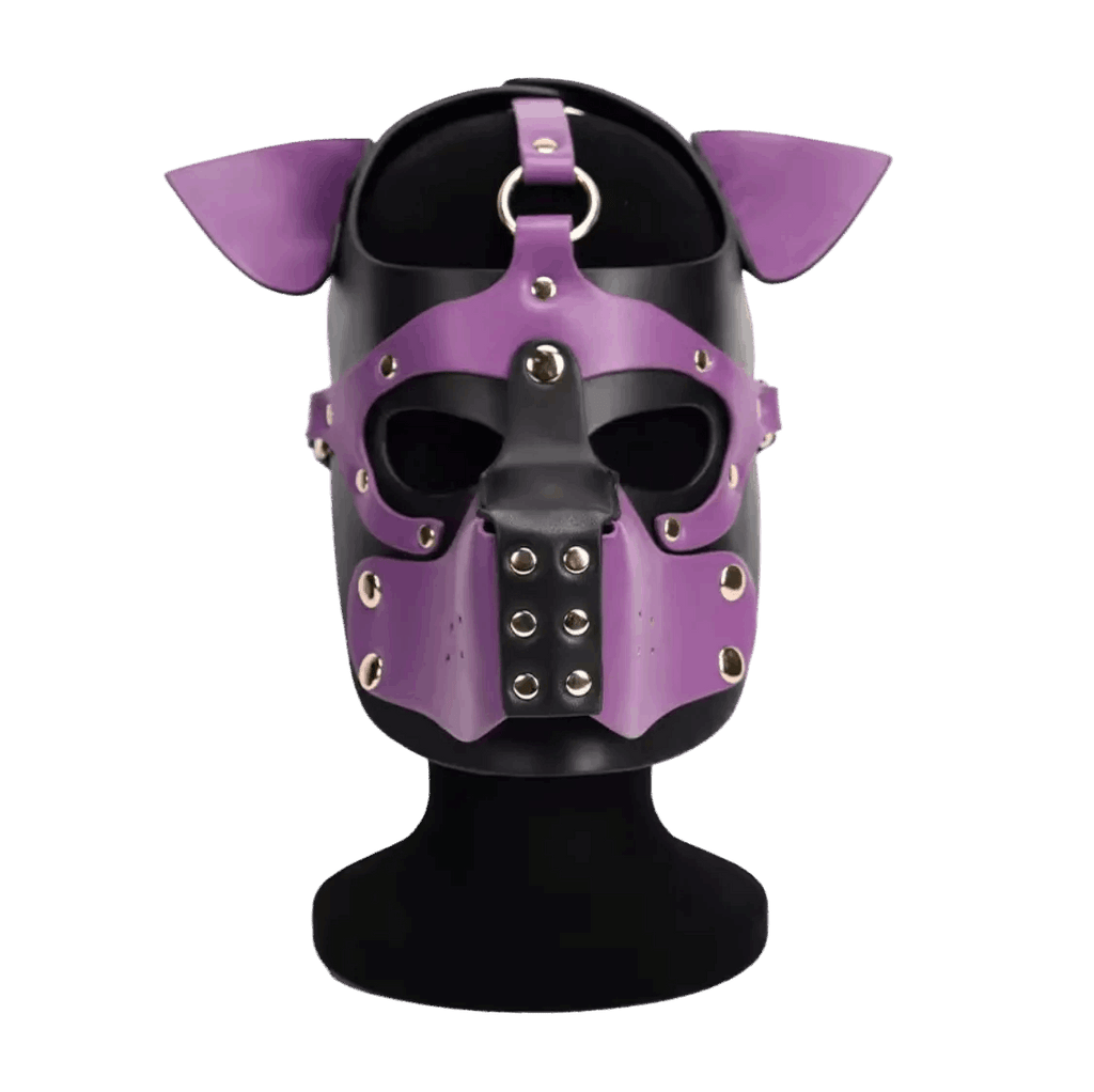 PU Leather Harness Hood