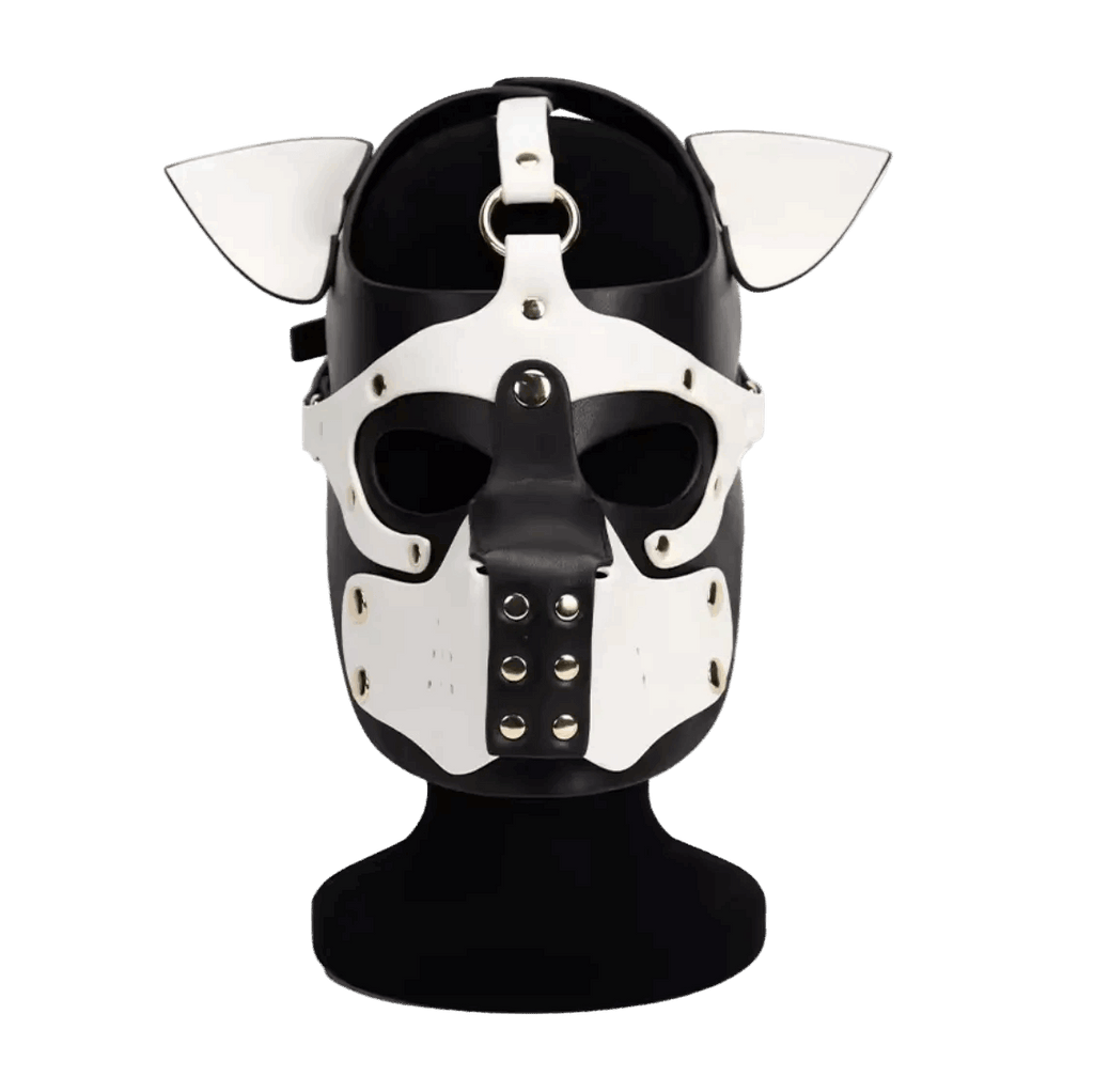 PU Leather Harness Hood