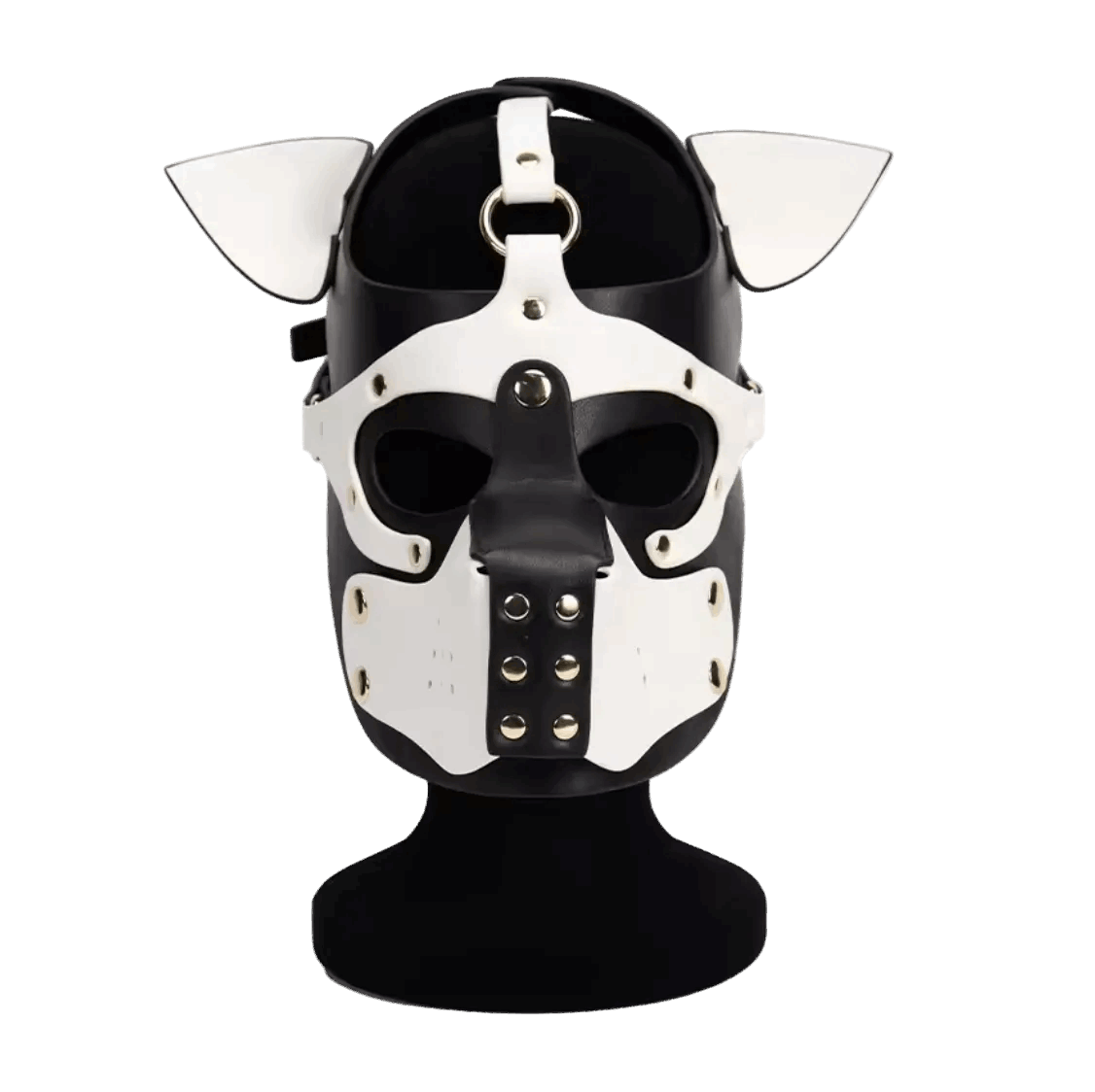 PU Leather Harness Hood