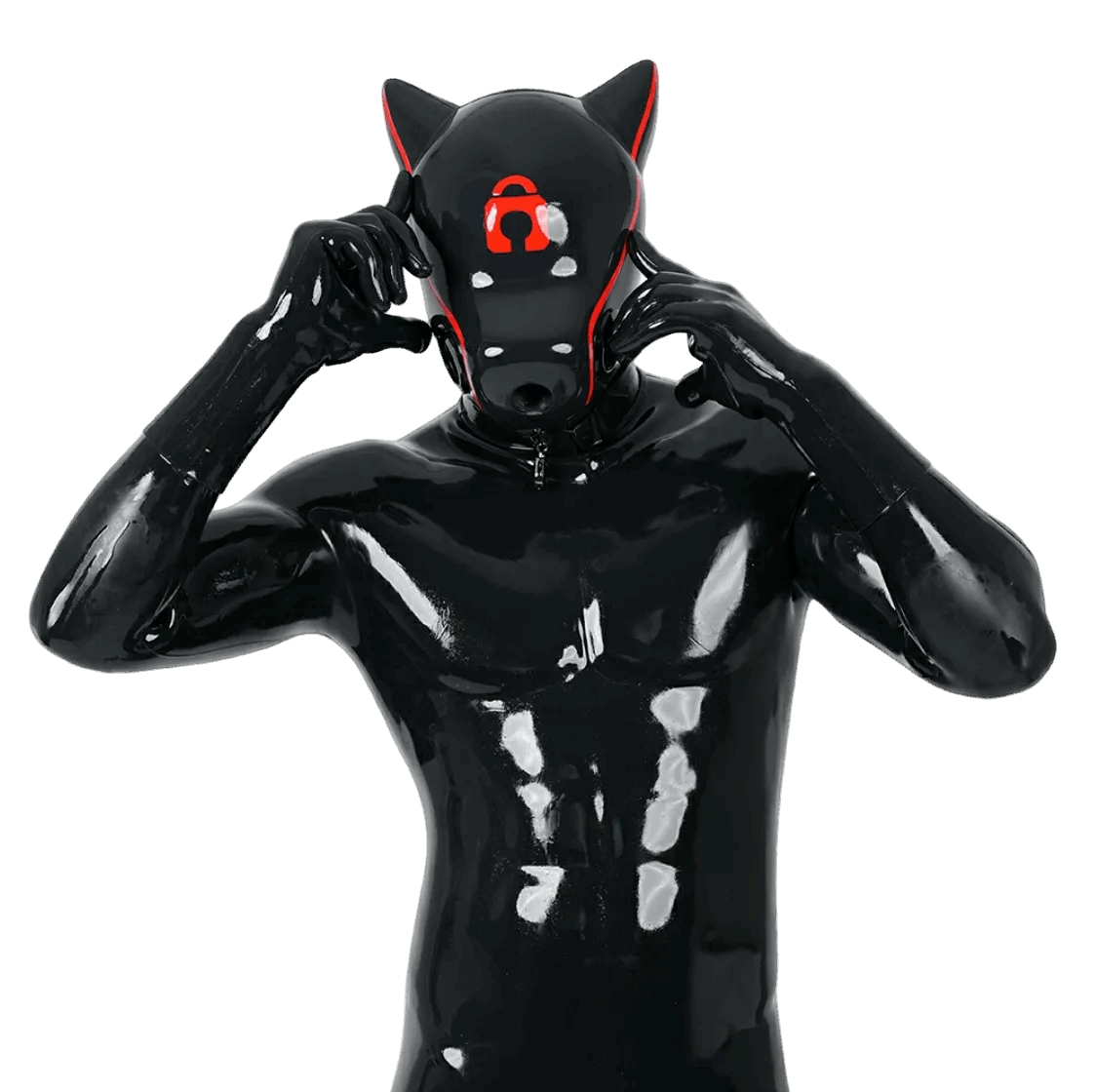 Silicone IDO Dog Drone Gas Mask-Lock(Upgraded Version）