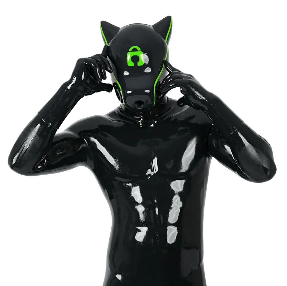 Silicone IDO Dog Drone Gas Mask-Lock(Upgraded Version）