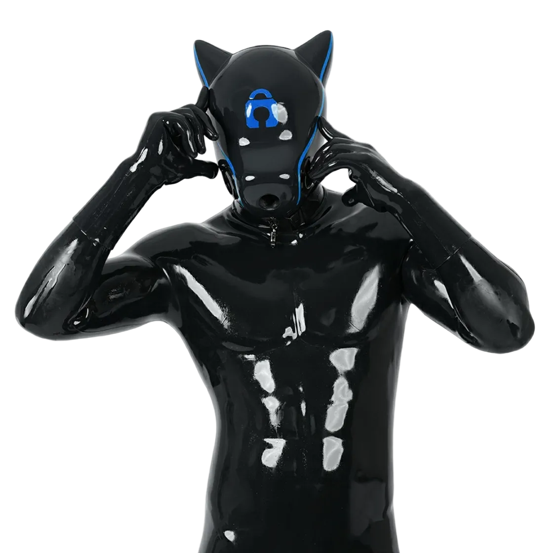Silicone IDO Dog Drone Gas Mask-Lock(Upgraded Version）