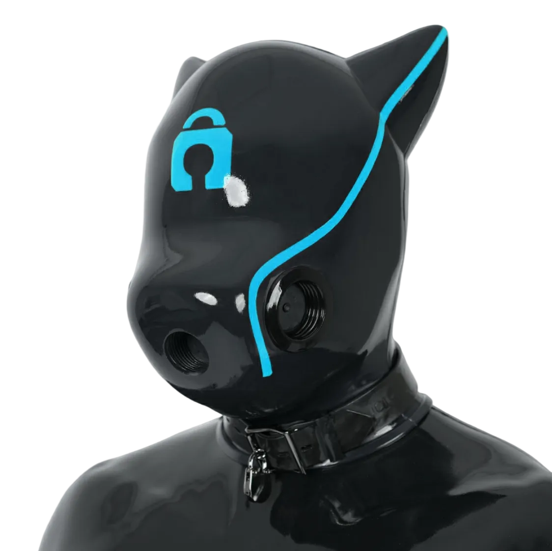 Silicone IDO Dog Drone Gas Mask-Lock(Upgraded Version）