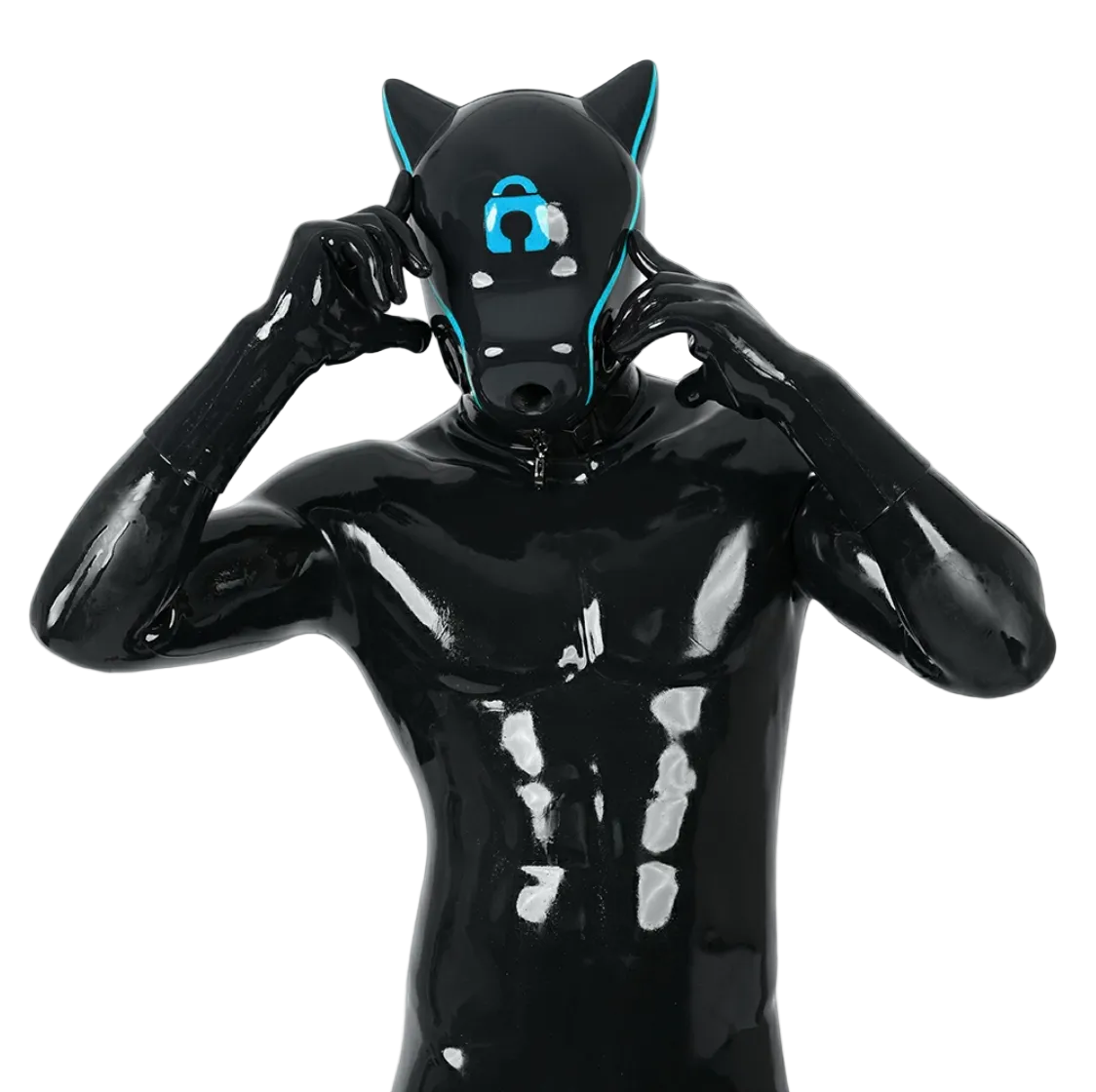 Silicone IDO Dog Drone Gas Mask-Lock(Upgraded Version）