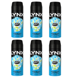 6 x Lynx  Anti-Perspirant Deodorant Spray Ice Chill 150Ml