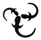 Marble Silicone Puppy Tail Plug  Black