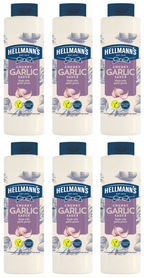 6 x Hellmann's Chunky Garlic Sauce 850Ml (858G)