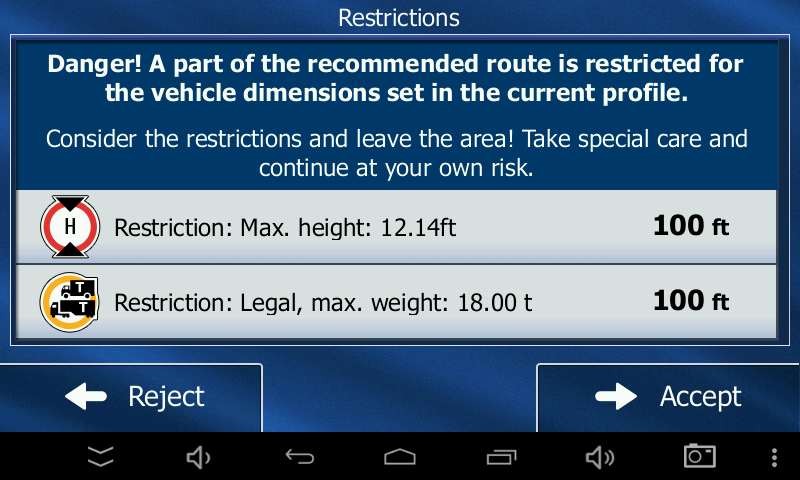 7" CMNAV PRO Truck (Bluetooth Phone Calls Supported)