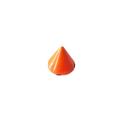 Metal Pup Hood Spikes 10 Pack Orangem8x7.5mm