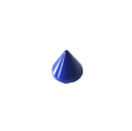 Metal Pup Hood Spikes 10 Pack Blue 8x7.5mm