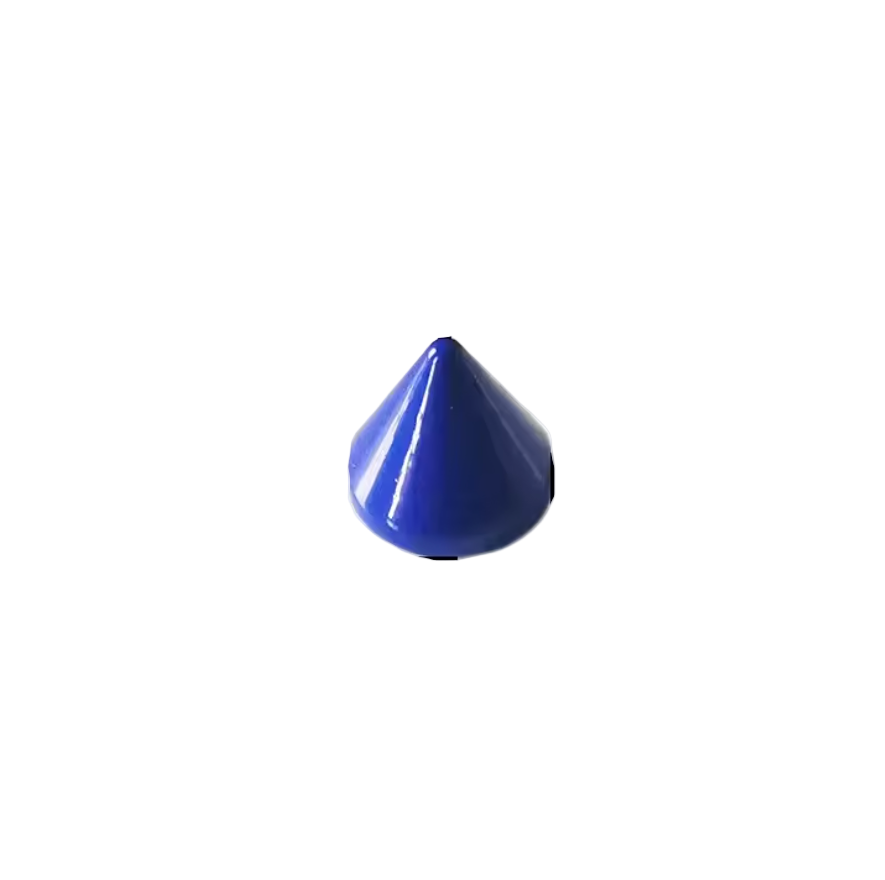 Metal Pup Hood Spikes 10 Pack Blue 8x7.5mm