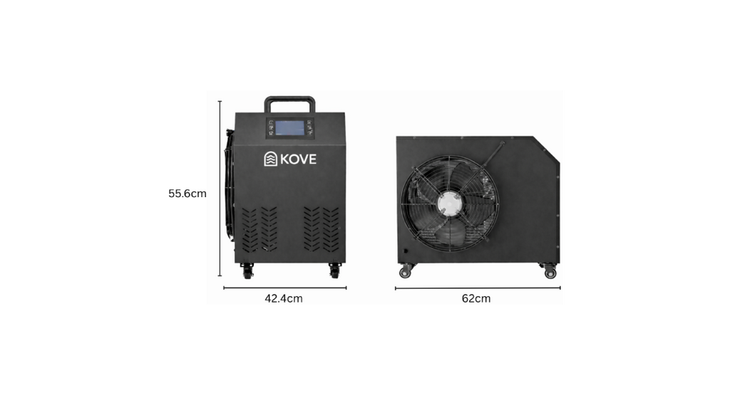 KOVE Elite Ice Bath Chiller 1.0HP – Heat & Cool with App Control