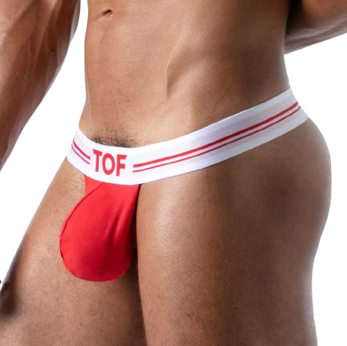 TOF Paris French Stringless Thong Red
