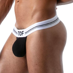 TOF Paris French Stringless Thong Black
