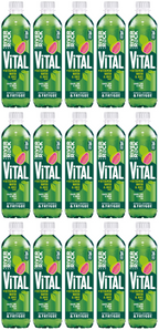 15 x Vital Guava Lime & Green Tea Deep River Rock 450Ml