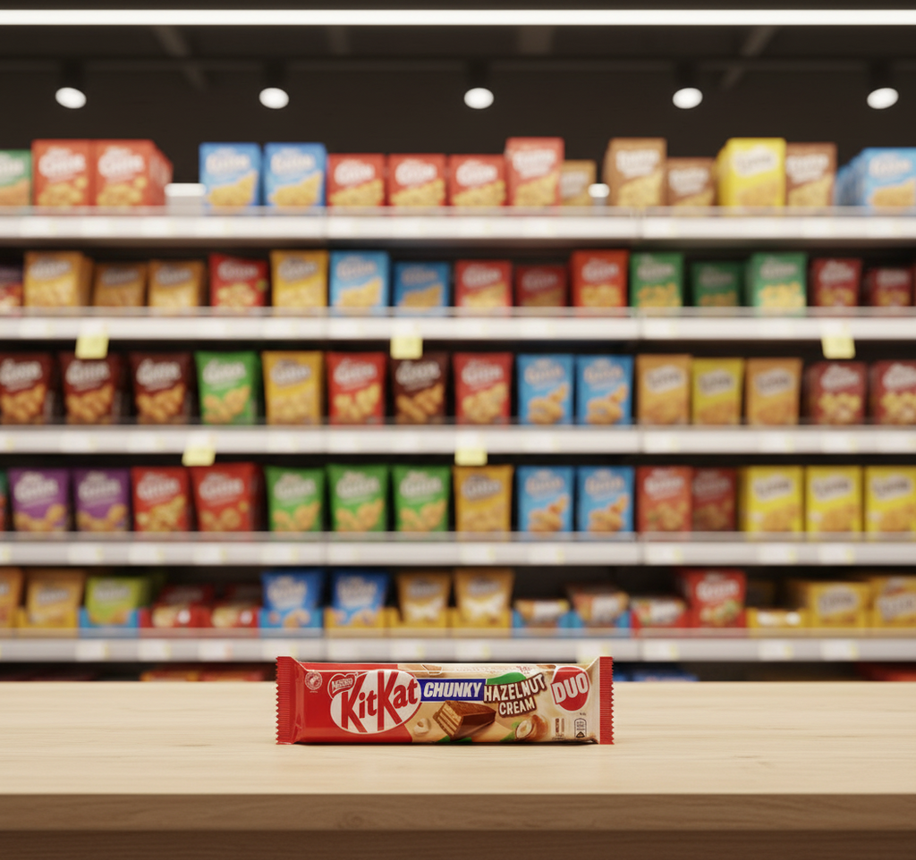 24 x Kitkat Chunky Duo Hazelnut Bar - 64GM