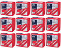 12 x Tork Dinner Napkin Red 2Ply 150Pk