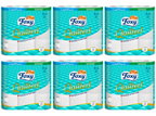 6 x Foxy Toilet Tissue Quilted - 9 PACK