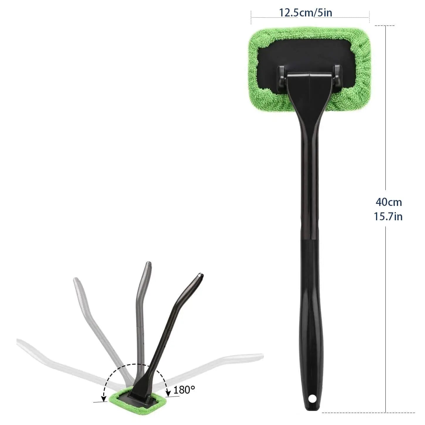 Car Windshield Cleaning Tool Interior Glass Cleaner with 5 Reusable Pads