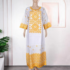 Family Matching African Wedding Outfits For Husband and Wife Bazin Riche Robes Custom Couple Dashiki Set Boy Kid white Dress