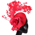 Yellow Fashion Hat Fedora Formal Dress Church Fascinators Hat Headband Party