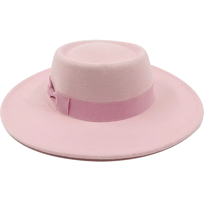 Sombrero Raised Top Fedora Hat 2023 New European and American Fedora Hat Jazz