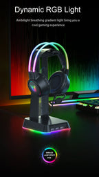ONIKUMA RGB Gaming Headphones with HD Flexible Mic 3.5mm Gaming Headsets For PC Xbox PS4 PS5 Switch Computer Games