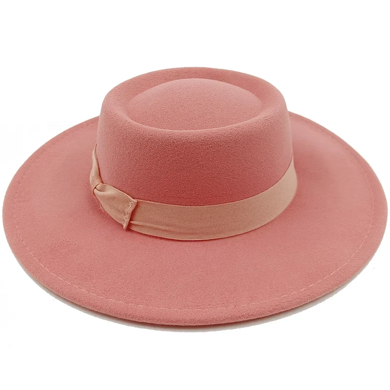 Sombrero Raised Top Fedora Hat 2023 New European and American Fedora Hat Jazz