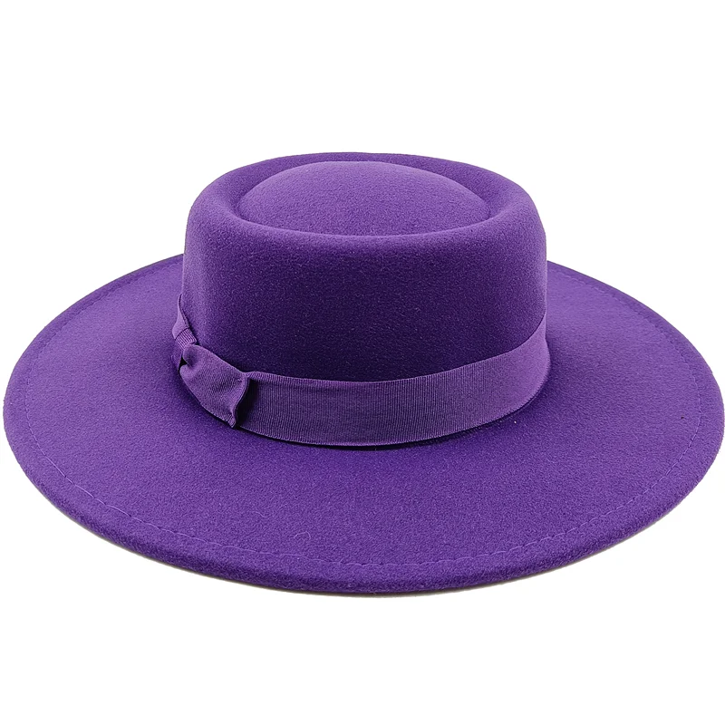Sombrero Raised Top Fedora Hat 2023 New European and American Fedora Hat Jazz