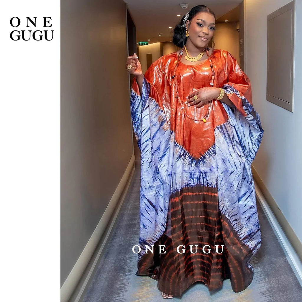 Perfumed First Quality African Dashiki Basin Dress Unique Cuff Design Nigerian Print Bazin RicheWedding Party Boubou Robe