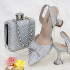 Women's Italian Shoes and Bag Set