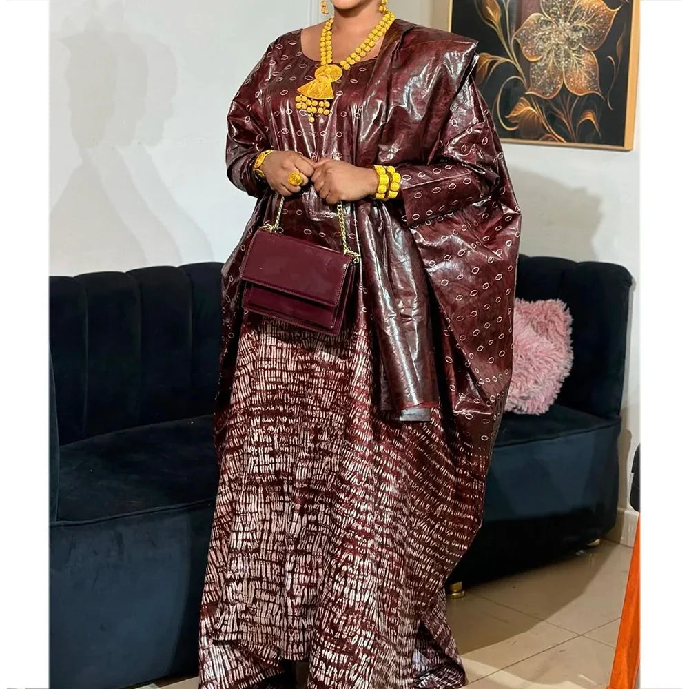 African Dresses For Women Wedding Bride Party Plus Size Traditional Print Riche
