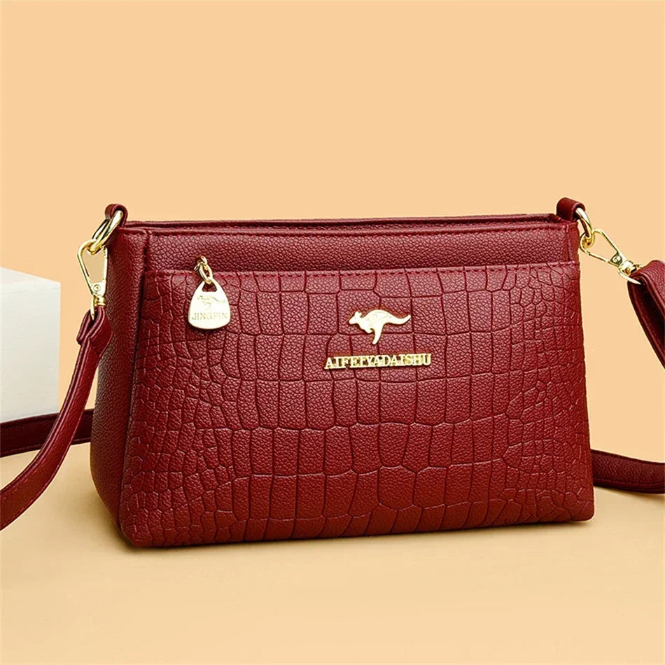 Genuine Brand PU Leather Sac Luxury Handbags Women Bags Designer Shoulder Crossbody Hand Bags for Women 2022 Purses and Handbags