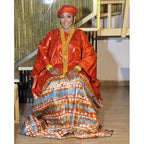 African Dresses For Women Wedding Bride Party Plus Size Traditional Print Riche