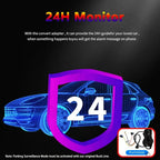 3 Lens Dash Cam 1080P Front, Rear & Interior Car Camera with WiFi & Night Vision