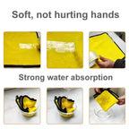 Microfiber Car Cleaning Towels (1/2/5PCS) Ultra-Fine Soft Drying & Detailing Cloths