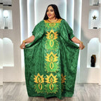 African Attire For Women Abaya Embroidery Plus Size Elegant Party Dress