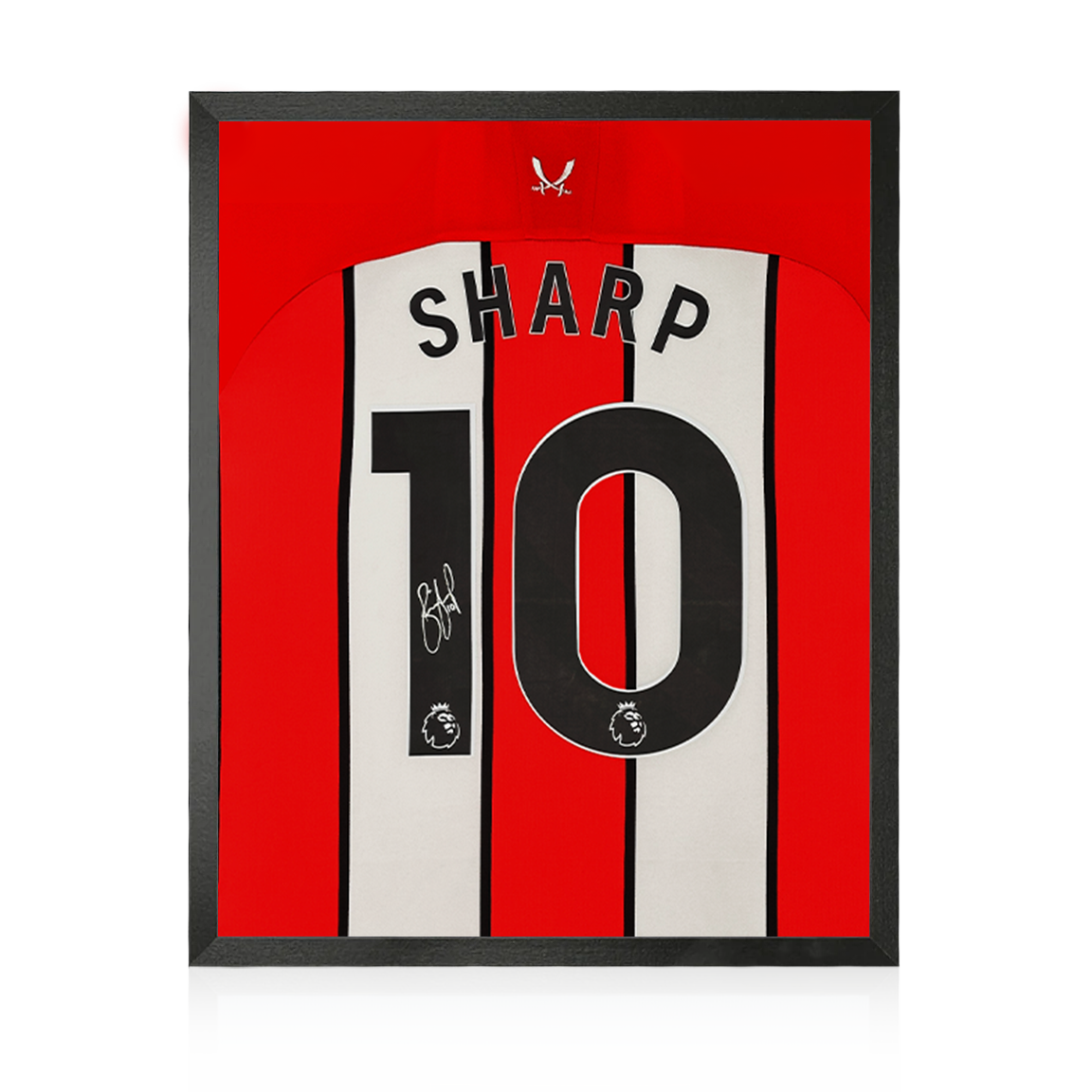 Billy Sharp Signed Sheffield United 23/24 Shirt Compact Display