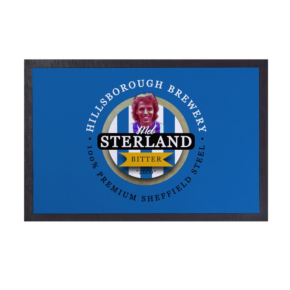 Wednesday Sterland  - Football Legends - Door Mat -60cm X 40cm